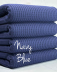 (WAFFLE BRUSHED) NAVY BLUE