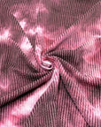 (URBAN RIB) PLUM AND OFF WHITE TIE DYE