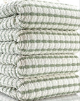 (GUAPO STRIPE) SAGE STRIPES ON OFF WHITE
