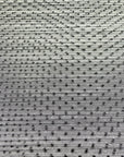 (PLEATED MESH) BLACK DOTS
