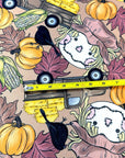 (SWEATER KNIT/OAKLEY) BIG HAY TRUCKS, SCARECROWS & BLACK CROWS ON COFFEE (5)