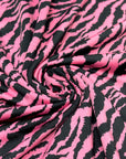 (ITY) BLACK ZEBRA ON PINK
