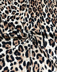 (4x2 YUMMY RIB) BROWN CHEETAH ON IVORY