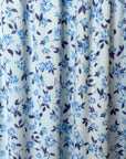 (4X2 RIB) BLUE AND NAVY FLOWER PATTERN ON LIGHT BLUE
