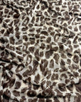 (MESH) BROWN CHEETAH ON LIGHT CREAM