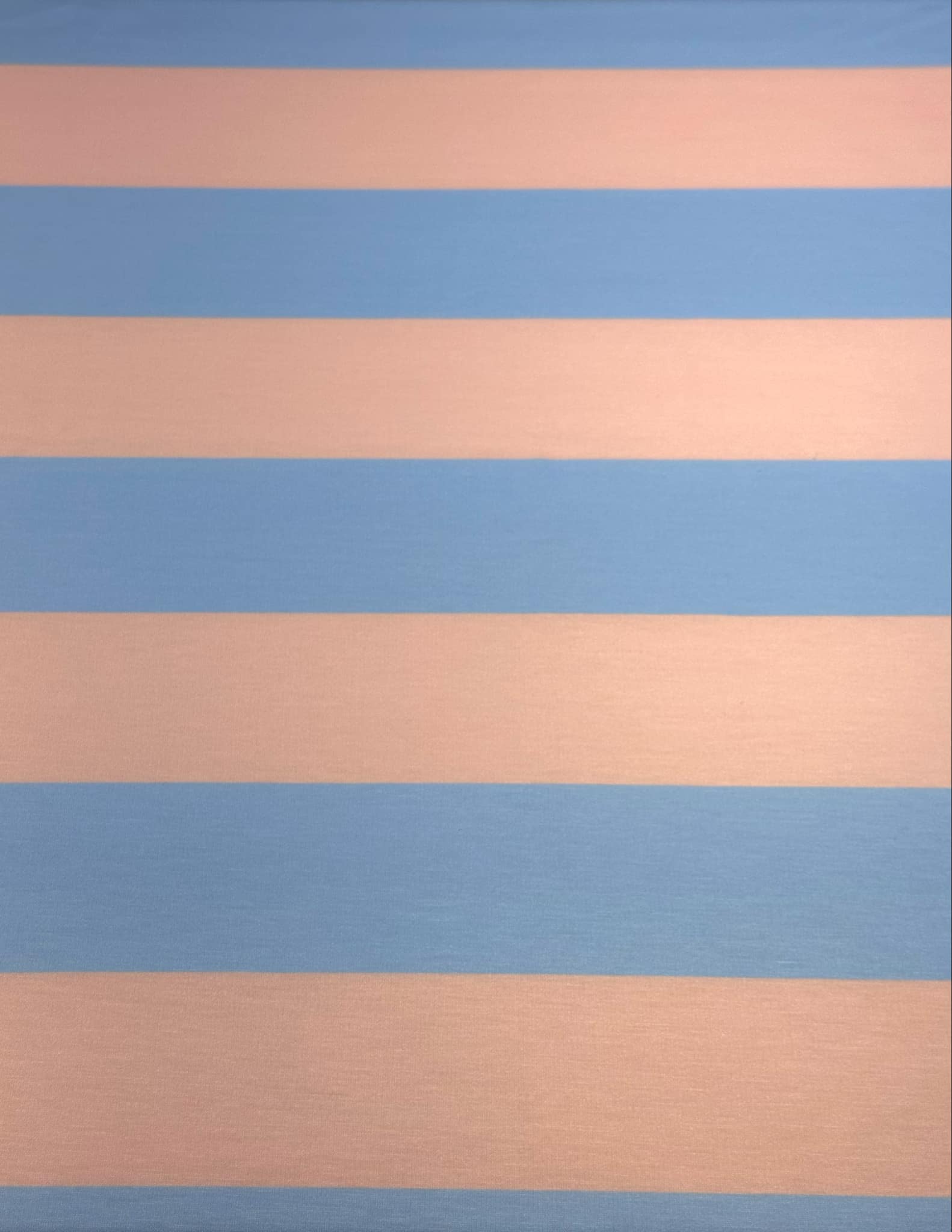(FRENCH TERRY THIN) PINK AND BLUE STRIPES