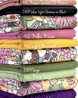 (FRENCH TERRY) VINTAGE FLORAL ON CREAM