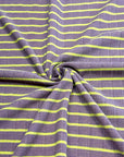 (RIB) CITRUS STRIPES ON VINTAGE PURPLE
