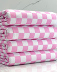 (YUMMY RIB) BABY PINK AND OFF WHITE CHECKERED(1)