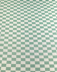 (DOUBLE KNIT) DARK SAGE CHECKERED PATTERN (4)