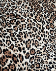(4x2 YUMMY RIB) BROWN CHEETAH ON IVORY