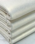 (4X2 RIB) GOLD SHIMMER ON OFFWHITE