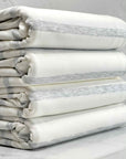 (RAYON MODAL) LIGHT GRAY STRIPES ON IVORY
