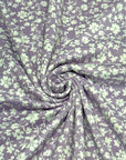 (DBP) WHITE TINY FLORAL ON LAVENDER