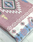 (KNIT) AZTEC PATTERN ON MAUVE