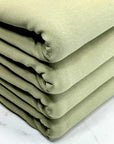 (COTTON SPANDEX FRENCH TERRY) LIGHT OLIVE