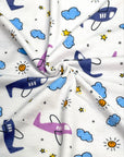 (FRENCH TERRY) PLANES AND CLOUDS ON OFF WHITE (1)