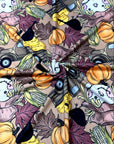 (SWEATER KNIT/OAKLEY) BIG HAY TRUCKS, SCARECROWS & BLACK CROWS ON COFFEE (5)