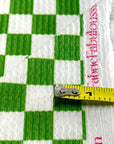 (URBAN RIB) GREEN AND OFF WHITE CHECKERED PATTERN