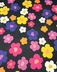 (SWEATER KNIT/ OAKLEY) COLORFUL FLOWERS ON BLACK(2)