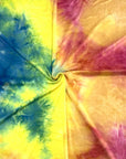 (DBP) BLUE, YELLOW, ORANGE, AND HOT PINK TIE DYE