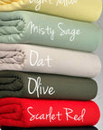 (2X2 RIB) MISTY SAGE