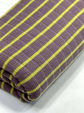 (RIB) CITRUS STRIPES ON VINTAGE PURPLE