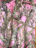 (MINKY) TREES ON BRIGHT PINK
