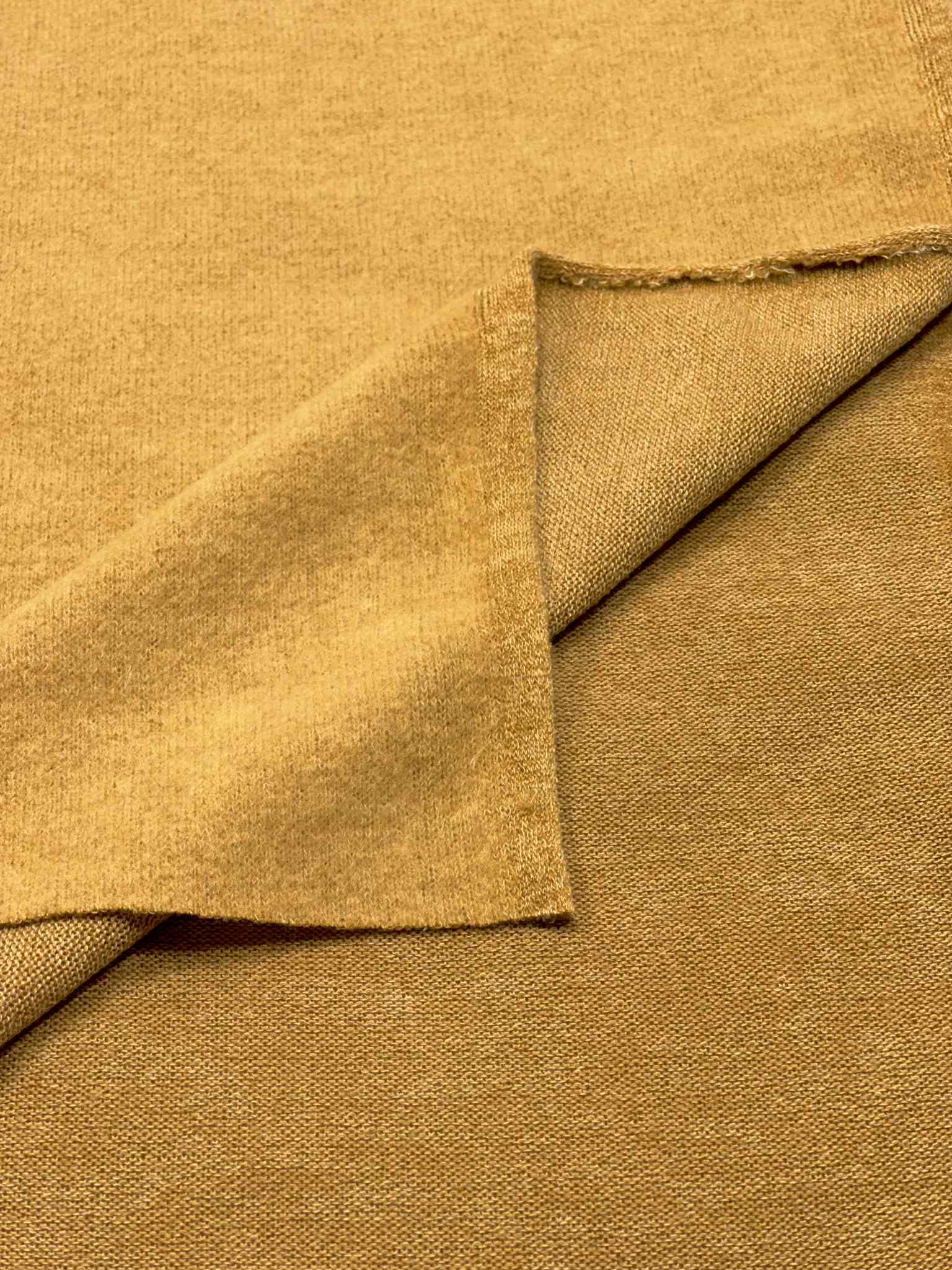 (BRUSHED SWEATER KNIT) VINTAGE CAMEL