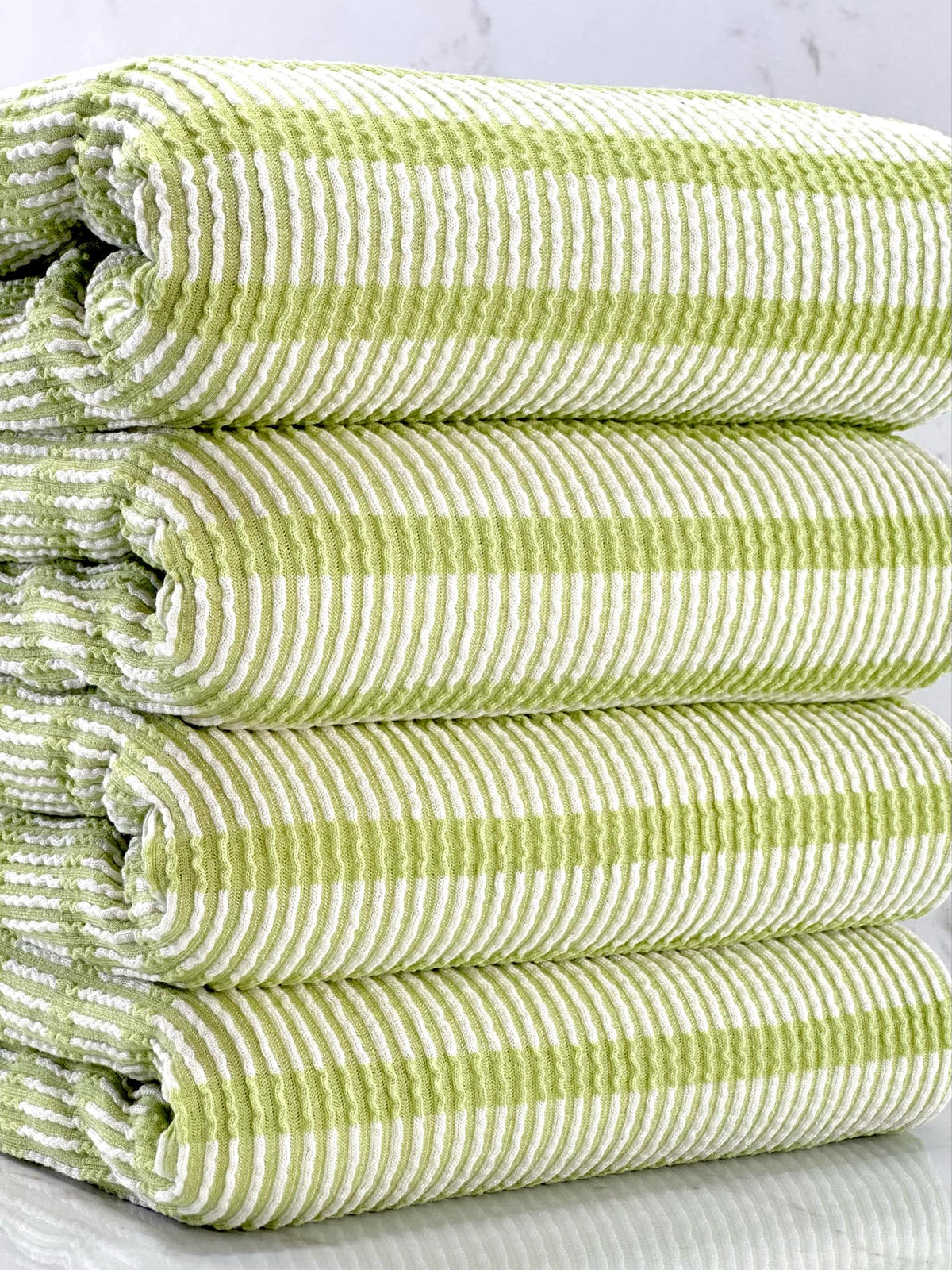 (URBAN RIB) STRIPES ON LIME