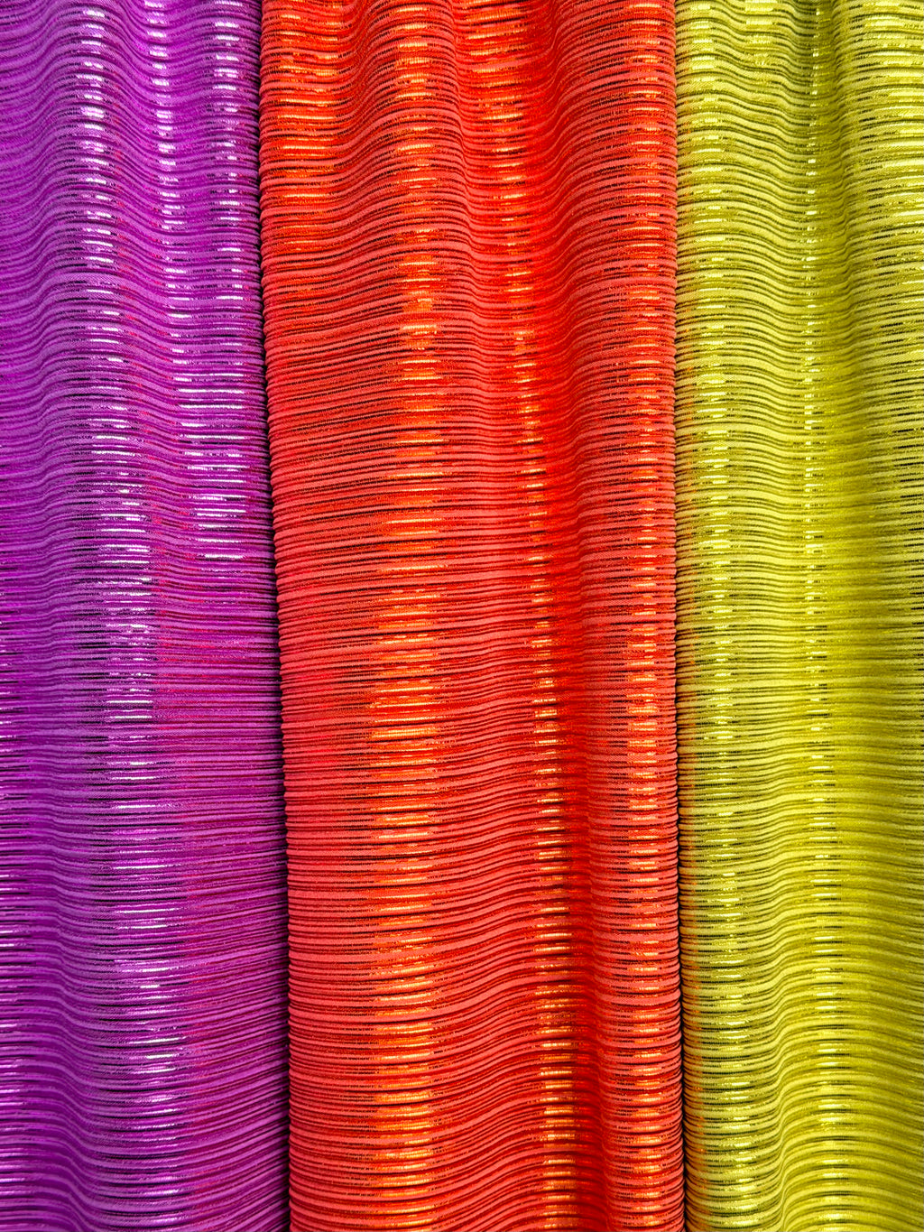 (METALLIC PLEATED) ORANGE