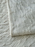 (LACE) 3D TAN FLOWER PATTERN