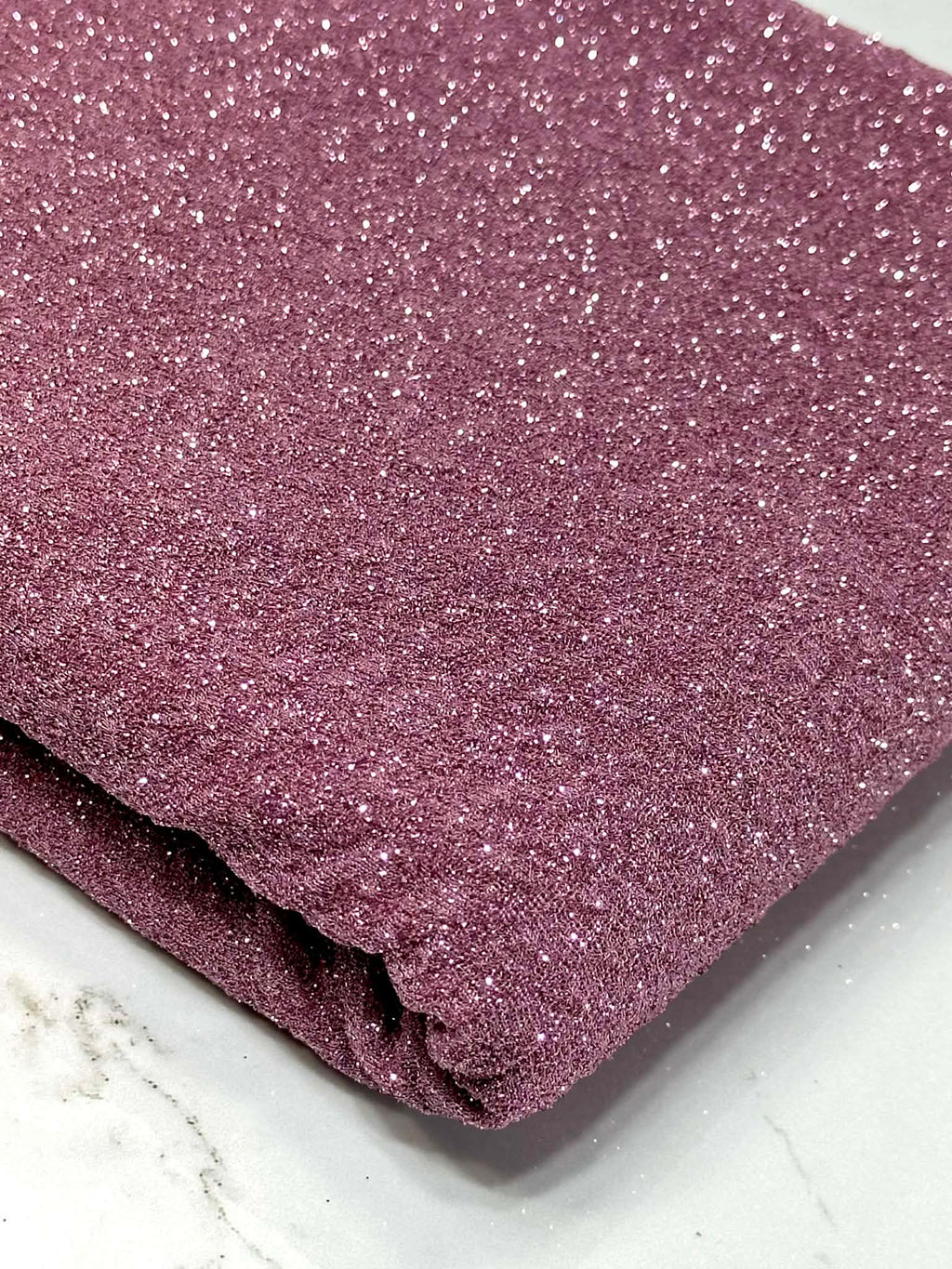 (KNIT) 3D DARK PINK AND GLITTER LEOPARD