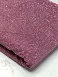(KNIT) 3D DARK PINK AND GLITTER LEOPARD