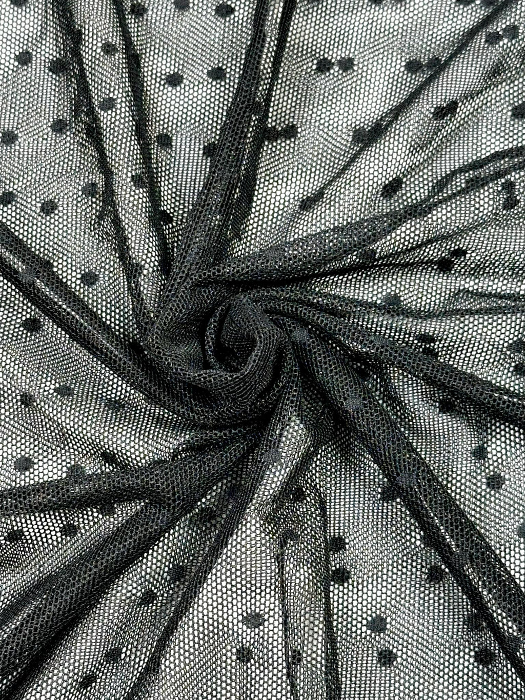 (MESH) TINY BLACK DOTS