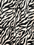 (4X2 YUMMY RIB) BLACK AND VANILLA ZEBRA