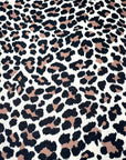 (FRENCH TERRY) BROWN AND BLACK CHEETAH ON CREAM