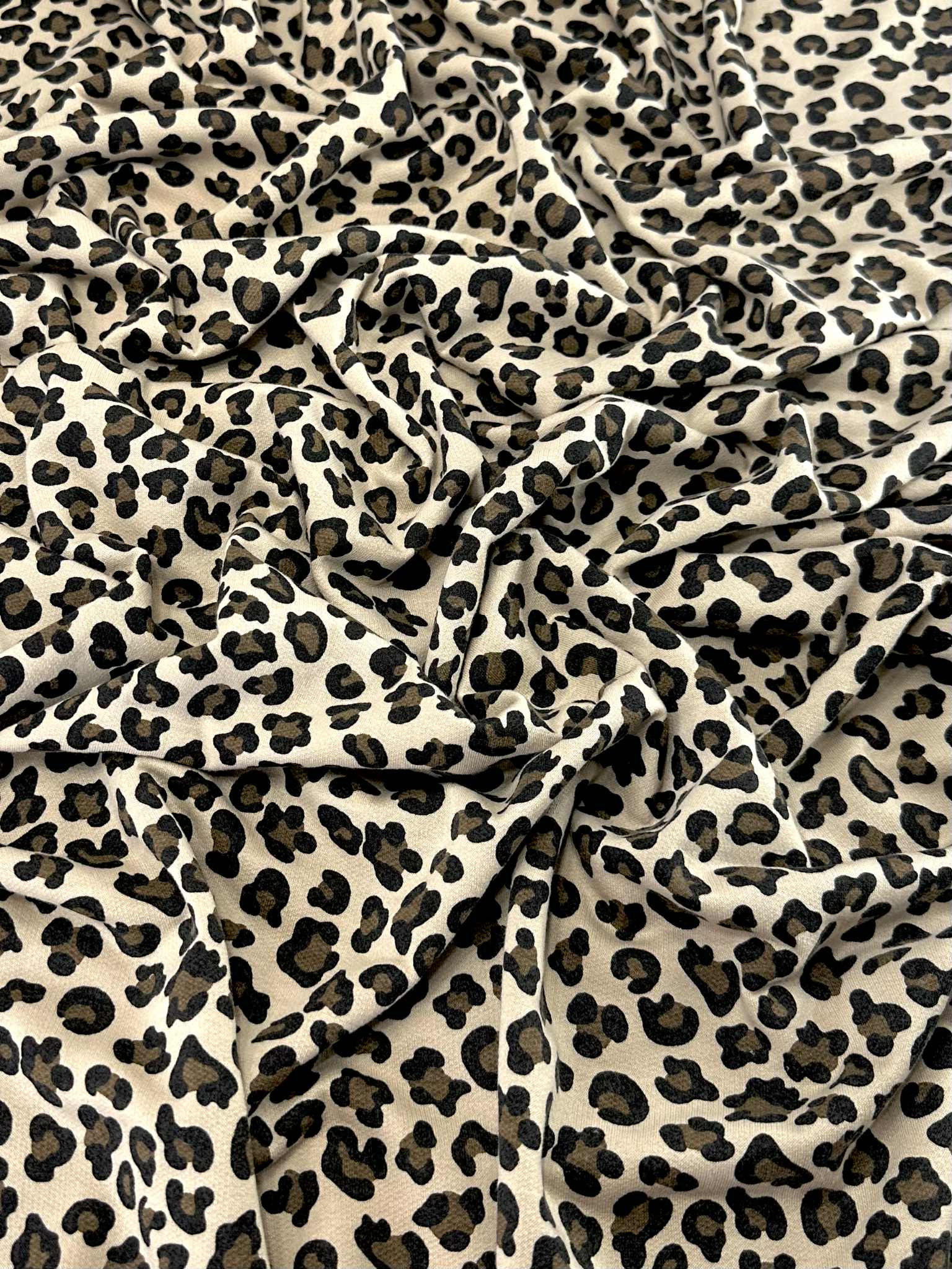 (FRENCH TERRY) BROWN AND BLACK CHEETAH ON TAUPE (3)