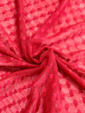 (MESH) TINY RED HEARTS