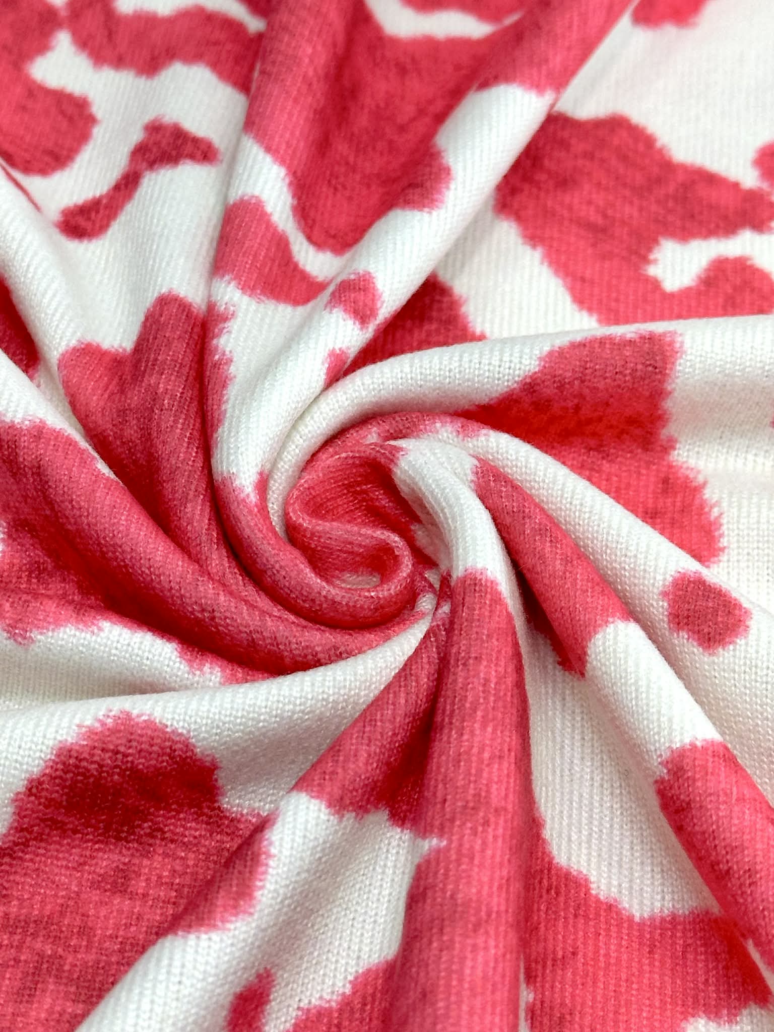 (OAKLEY) HOT PINK COW FUR PRINT ON OFF WHITE
