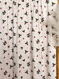 (DBP) HOLLY BERRIES AND TINY POLKA DOTS ON IVORY