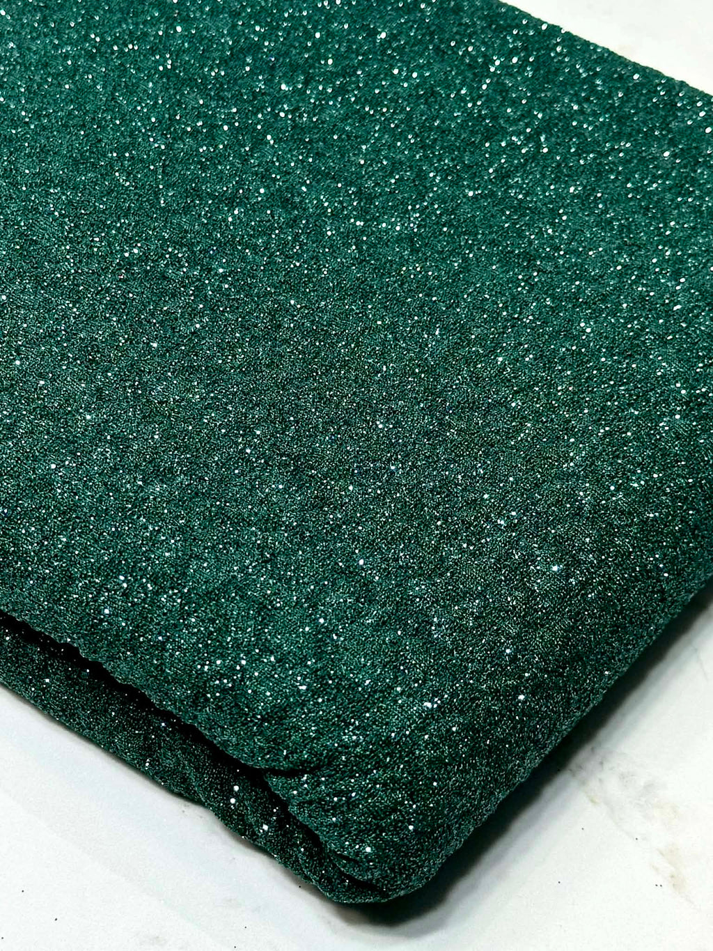 (KNIT) 3D EMERALD AND GLITTER LEOPARD