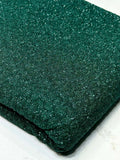(KNIT) 3D EMERALD AND GLITTER LEOPARD