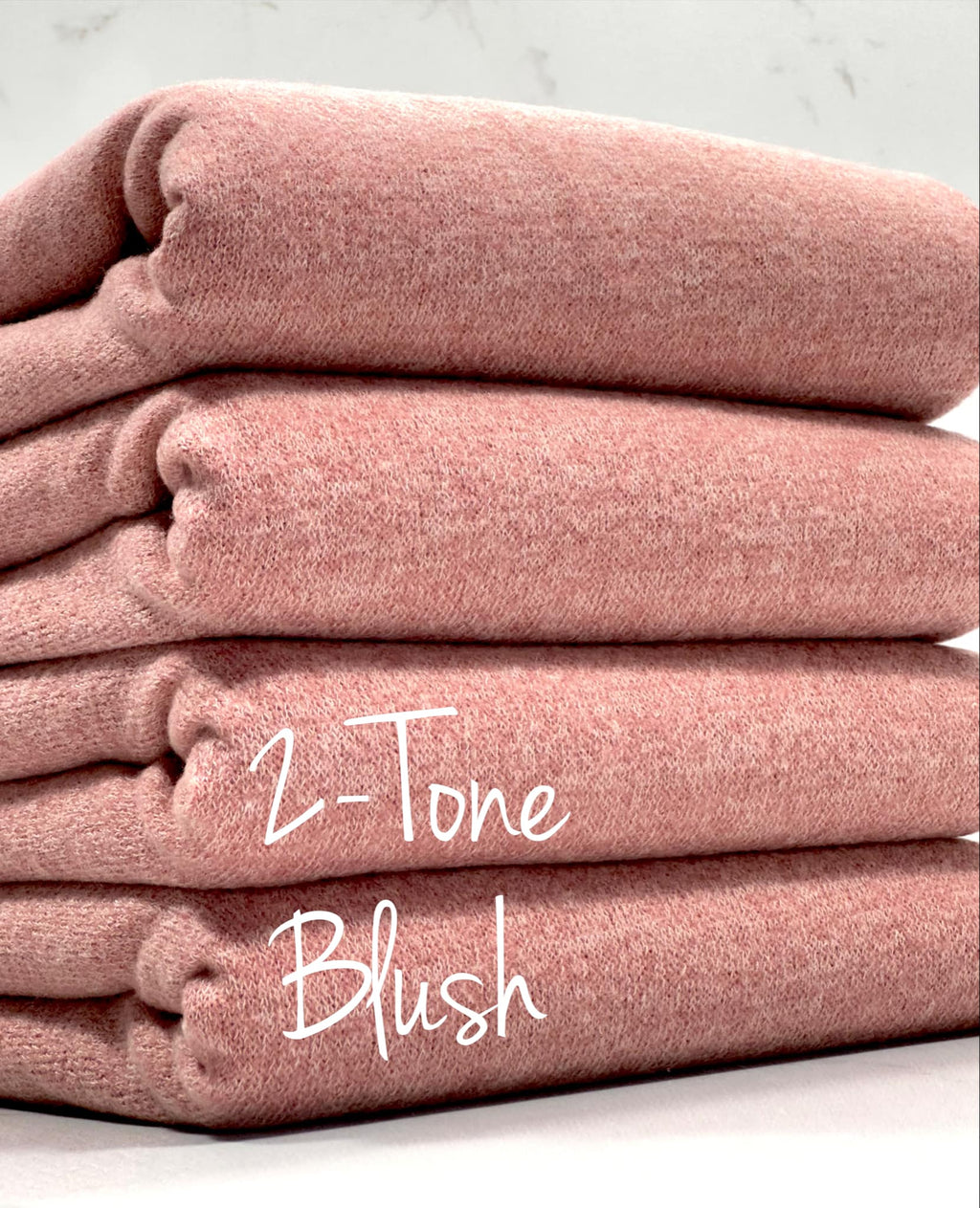 (BRUSHED SWEATER KNIT) 2-TONE BLUSH (3)
