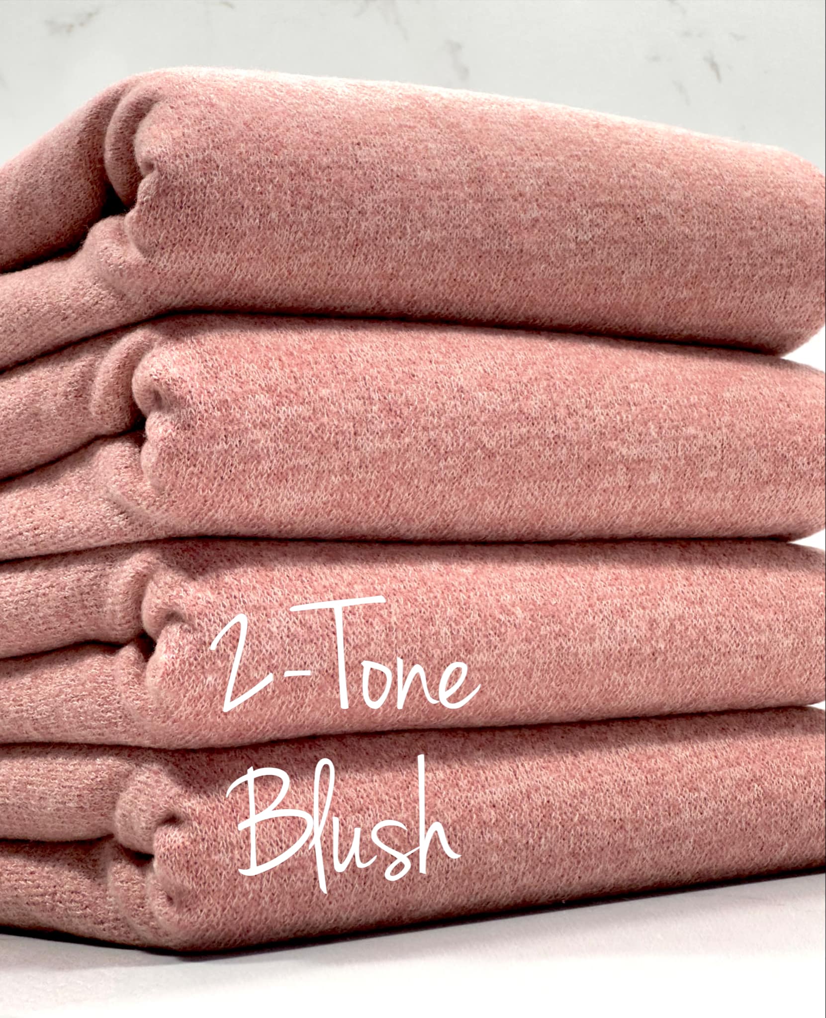 (BRUSHED SWEATER KNIT) 2-TONE BLUSH (3)