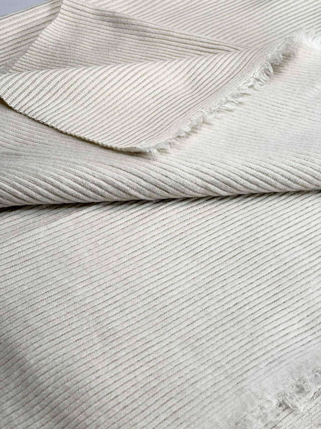 (CASHMERE RIB BRUSHED) SEASHELL