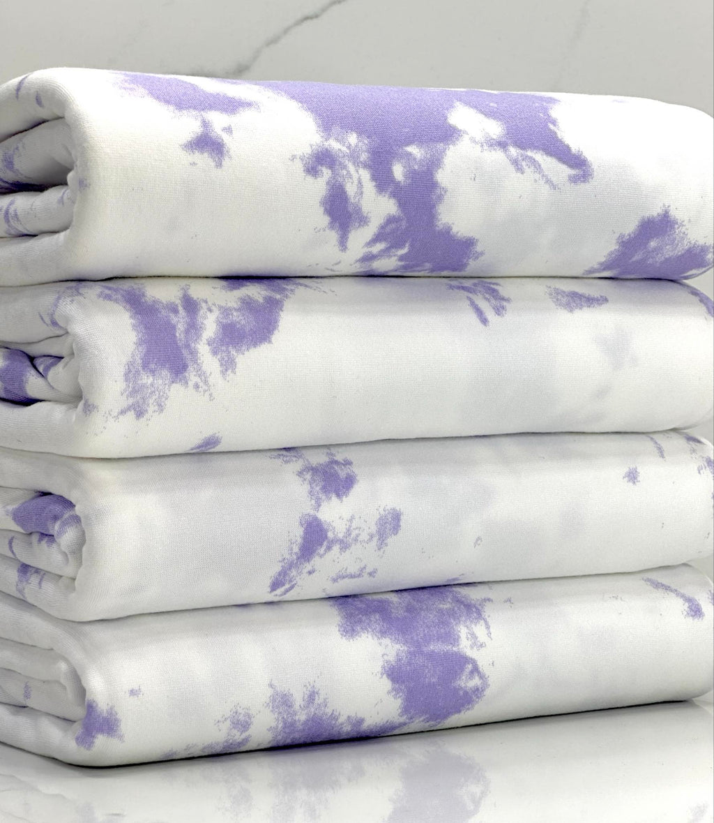 (DBP) DEEP LAVENDER ACID ON OFF WHITE