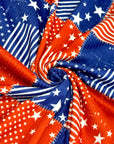 (4X2 YUMMY RIB) 4TH OF JULY PATCH SQUARES