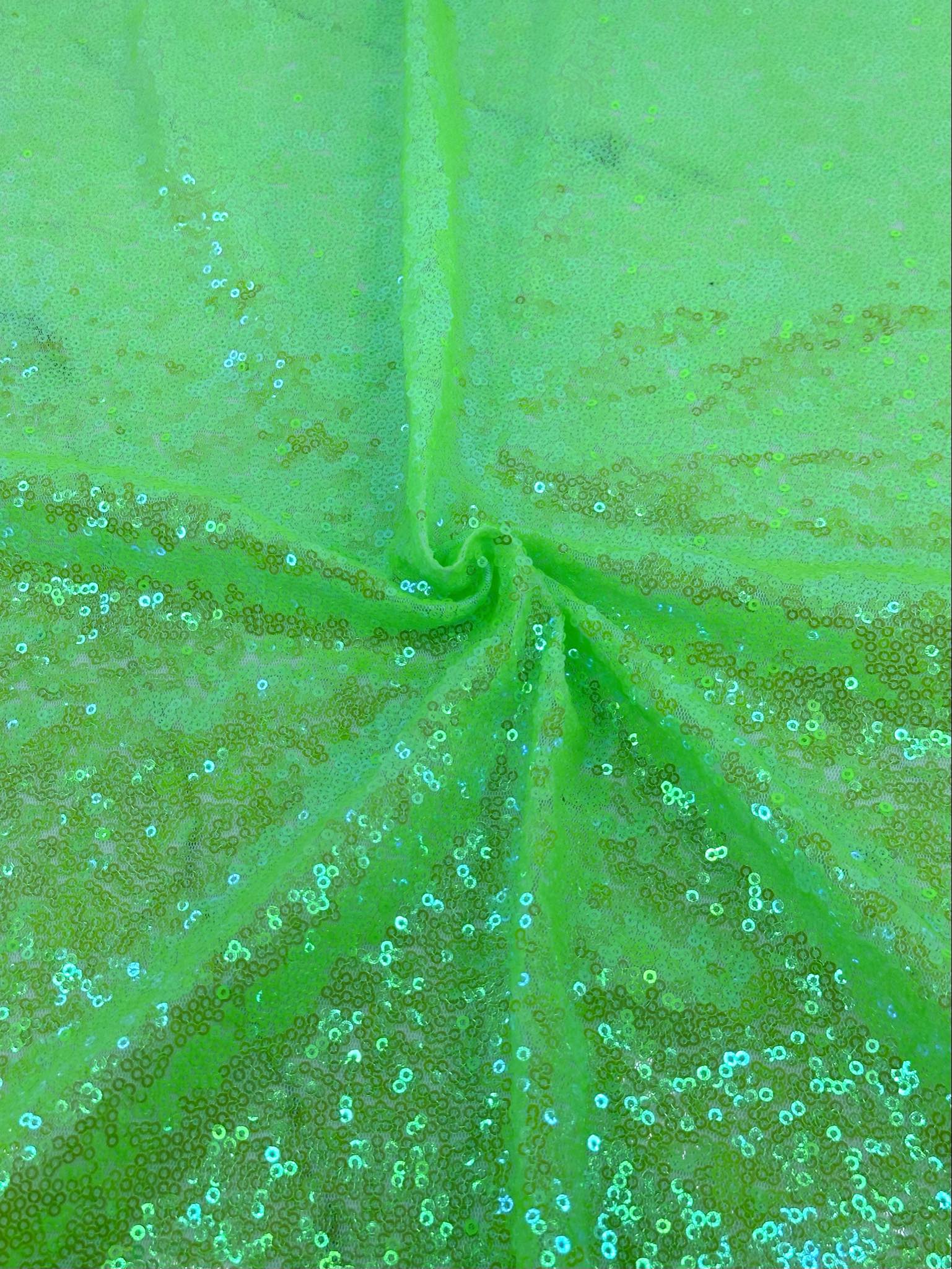 (SEQUIN) LIME GREEN