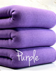 (FRENCH TERRY FLEECE) PURPLE